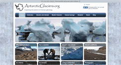 Desktop Screenshot of antarcticglaciers.org